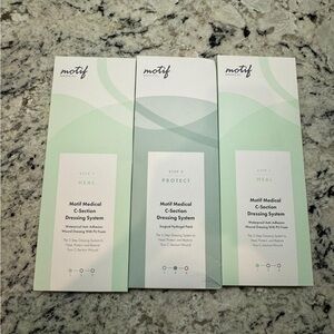 NEW set 3 Motif Medical C-section Dressing System Heal And Protect